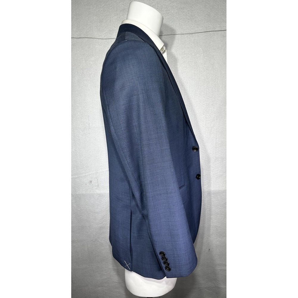 J Crew $450 Ludlow Slim Stretch Suit Jacket Italian Wool Harbor Blue 42R J3272 - Picture 4 of 13